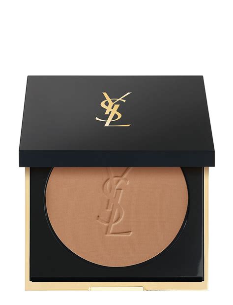 ysl powder gold black|ysl compact powder.